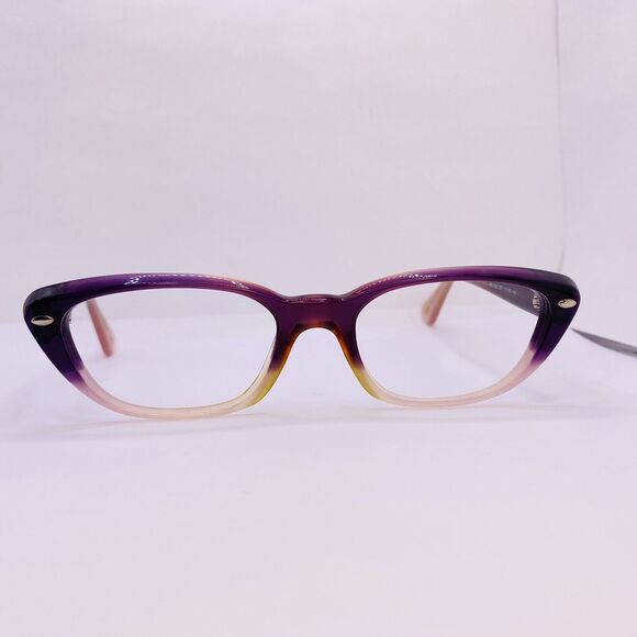 Ray-Ban Authentic Eyeglasses RB 5242 5071 51 [] 18 140 MM Purple Translucent - Picture 3 of 9